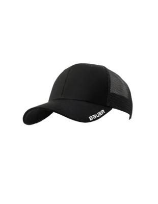 Bauer Team Mesh Adjustable Cap S24 Senior (zwart) Zwart Sr.