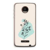 Violets are blue: Motorola Moto Z Force Transparant Hoesje