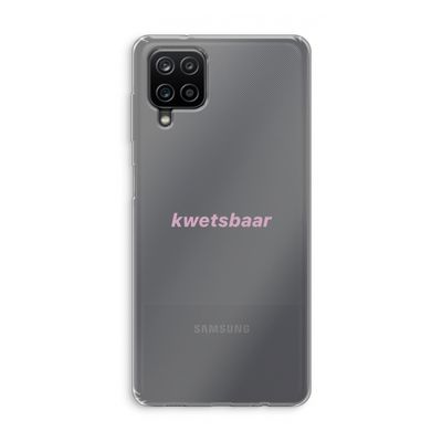 kwetsbaar: Samsung Galaxy A12 Transparant Hoesje