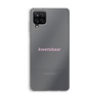 kwetsbaar: Samsung Galaxy A12 Transparant Hoesje
