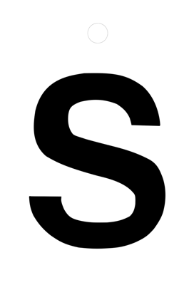 Metafranc Plakletter 35Mm Zwart S - WU0511360