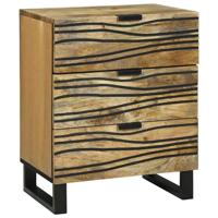 Nachtkastje met lade Bruin 50 x 33 x 60 cm massief mangohout