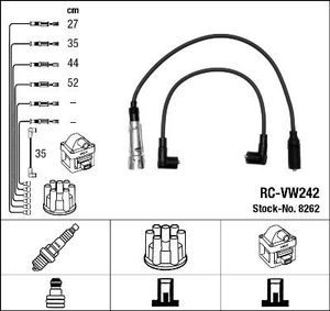 Bougiekabelset RCVW242