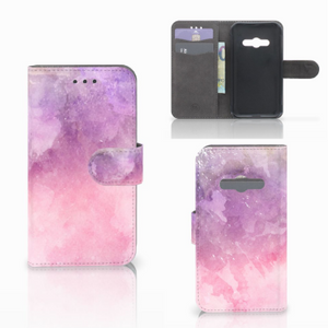 Hoesje Samsung Galaxy Xcover 3 | Xcover 3 VE Pink Purple Paint