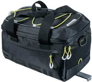 Basil miles trunkbag - sportieve zwarte bagagedragertas voor e-bike - waterdicht - 7l - heren