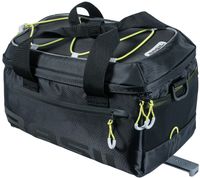 Basil miles trunkbag - sportieve zwarte bagagedragertas voor e-bike - waterdicht - 7l - heren