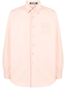 Raf Simons chemise à patch logo - Orange