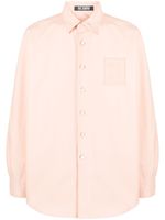 Raf Simons chemise à patch logo - Orange