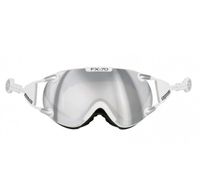 Skibril Casco fx-70 carbonic - Wit - mirror cat. 2 - (☁/☀)