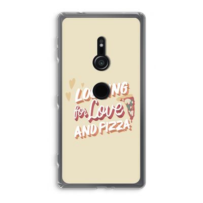 Pizza is the answer: Sony Xperia XZ2 Transparant Hoesje