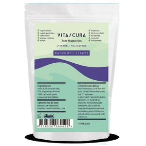 Vita Cura Pure Magnesium Badzout Vlokken Lavendel