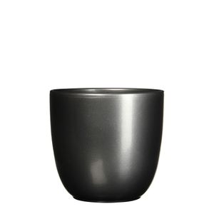 Bloempot Pot rond es/19 tusca 20 x 22.5 cm antraciet Mica - Mica decorations