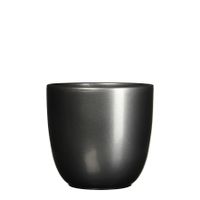 Bloempot Pot rond es/19 tusca 20 x 22.5 cm antraciet Mica - Mica decorations
