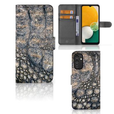 Samsung Galaxy A14 4G | Telefoonhoesje | Met pasjeshouder | Krokodillenprint