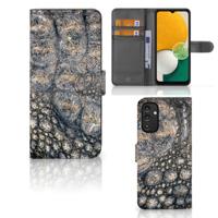 Samsung Galaxy A14 4G | Telefoonhoesje | Met pasjeshouder | Krokodillenprint