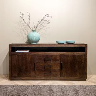 Livingfurn Dressoir 'Jaxx' Mangohout, 180cm, kleur Bruin