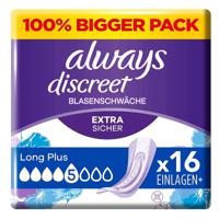 Always always Discreet Inkontinenz Long Plus Big Pack 16s