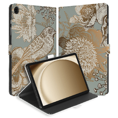 Samsung Galaxy Tab A9 Plus Tablethoes Vintage Bird Flowers