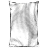 VidaXL Aanhangwagennet elastisch touw 3x2 m polypropeen zwart