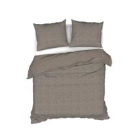 Heckett Lane Dekbedovertrek Mousseline Katoen Scarlett - taupe 260x200/220cm