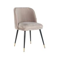Stoel Alicia khaki velvet brandvertragend