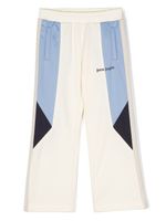 Palm Angels Kids pantalon de jogging colour block - Bleu