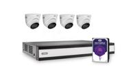 ABUS Performance Line TVVR33842D Analoog, AHD Bewakingscameraset 8-kanaals Met 4 cameras 2560 x 1940 Pixel 1 TB - thumbnail