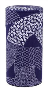 Roestvrijstalen theeblik Tokyo Design Studio - Donkerblauw - 200gr - 7.4 x 15.5cm