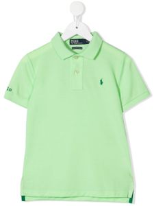 POLO RALPH LAUREN KIDS polo à logo brodé - Vert