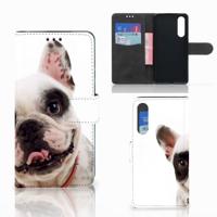 Huawei P30 | Telefoonhoesje | Met pasjeshouder | Franse Bulldog