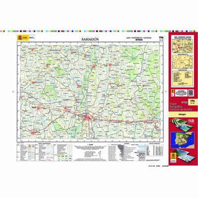 Topografische kaart 196 MT50 Sahagún | CNIG - Instituto Geográfico Nacional1
