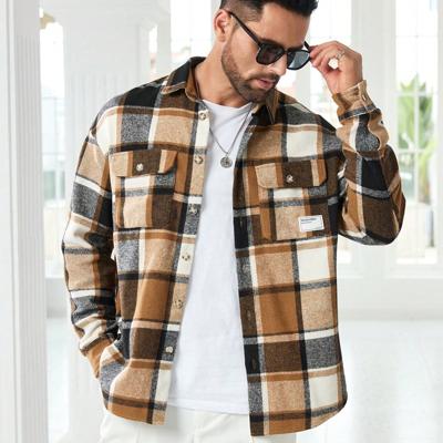 Bon&Bon ModaGents Heren Jas - Groen Geruit Oversized - Herfst/Winter Veel kleurig / M