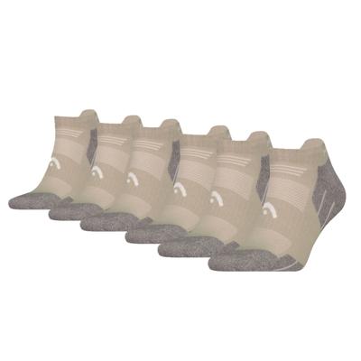 HEAD Wandelsokken All Climates Hiking Sneaker 6-pack Taupe-35/38
