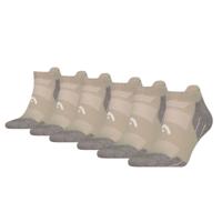 HEAD Wandelsokken All Climates Hiking Sneaker 6-pack Taupe-39/42