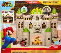 Super Mario Action Figure Deluxe Bowser's Castle Playset - thumbnail
