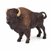 Plastic Amerikaanse bizon speeldiertje 14,5 cm