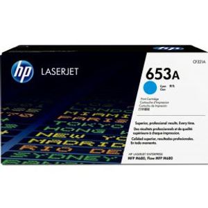 HP 653A originele cyaan LaserJet tonercartridge