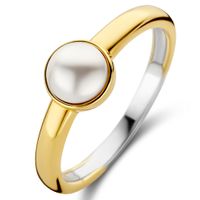 TI SENTO-Milano 12254YP Ring Mother of Pearl zilver-parelmoer goudkleurig-wit - thumbnail