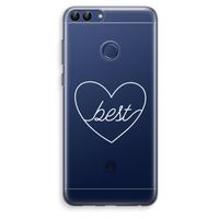 Best heart pastel: Huawei P Smart (2018) Transparant Hoesje