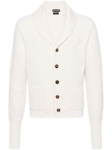 TOM FORD chunky-knit cashmere cardigan - Tons neutres