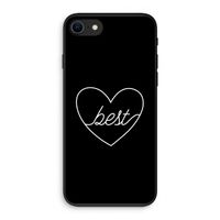 Best heart black: iPhone SE 2020 Biologisch afbreekbaar hoesje