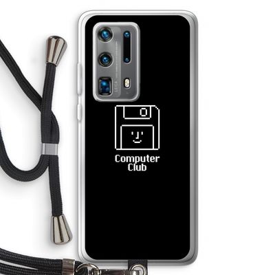 Hello: Huawei P40 Pro Plus Transparant Hoesje met koord