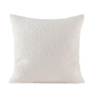 2e Halve Prijs Leen Bakker - Sierkussen Vayen - Off-white - 45x45 Cm - Polyester - Wit