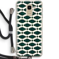 Moroccan tiles: Samsung Galaxy J6 (2018) Transparant Hoesje met koord