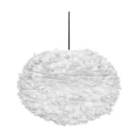 Umage Eos Large hanglamp white - met koordset zwart - Ø 65 cm