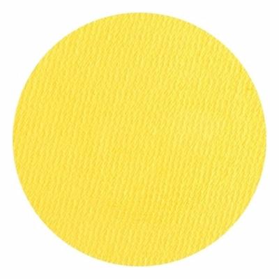 Superstar grimeer schmink - lichtgeel - 16 gram - carnaval/verkleed thema