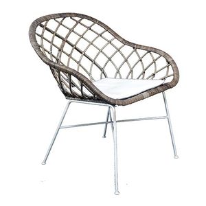 Rotan stoel Chair Grey - Van der Leeden