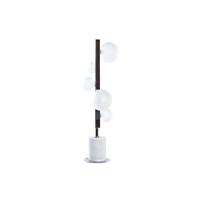 Bureaulamp DKD Home Decor Wit Zilverkleurig Kristal Marmer 220 V 15 x 15 x 68 cm