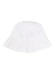 Comme Des Garçons Shirt bob en crochet - Blanc