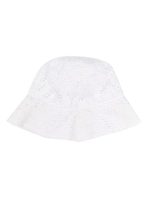Comme Des Garçons Shirt bob en crochet - Blanc